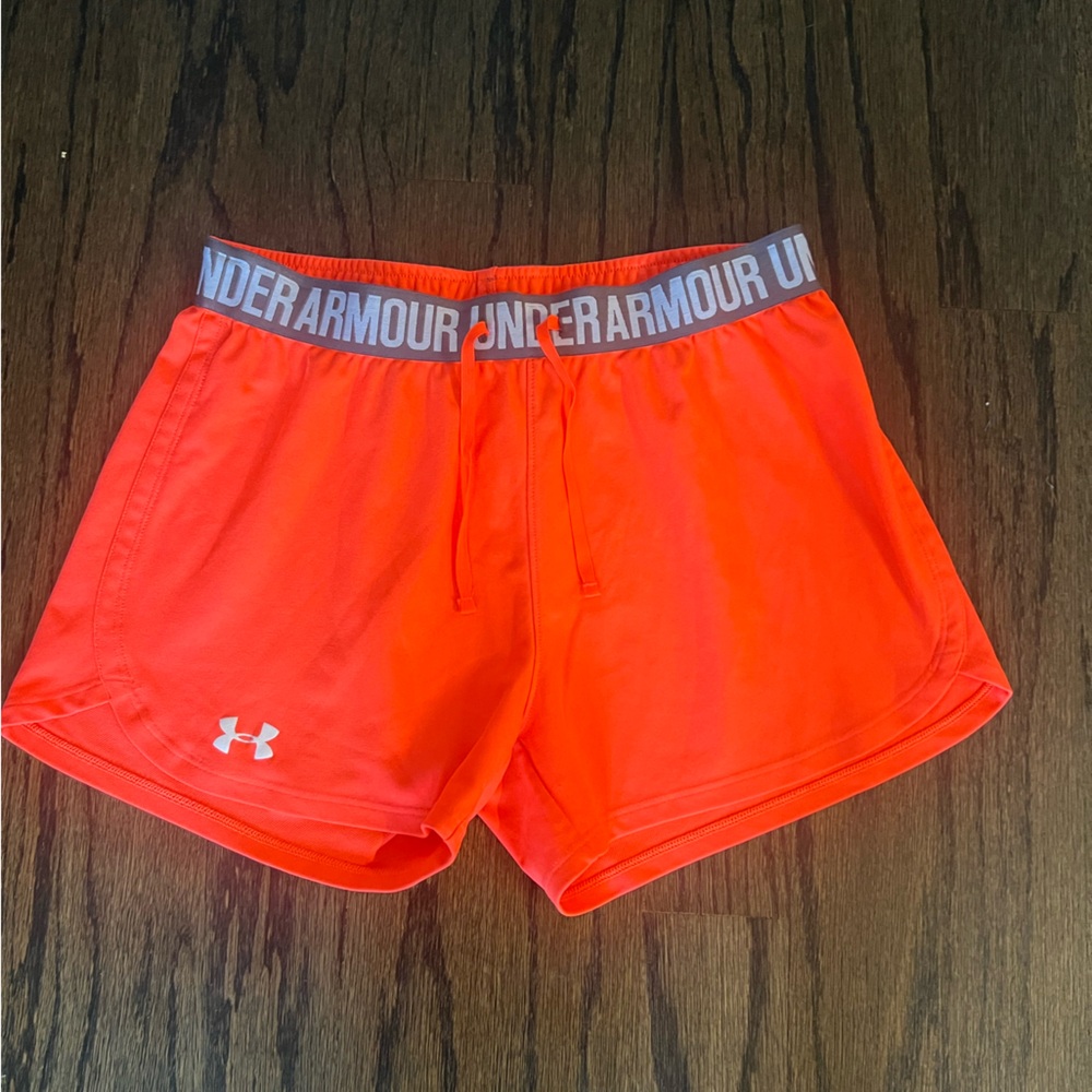 Under Armour Vibrant Orange Sports Shorts